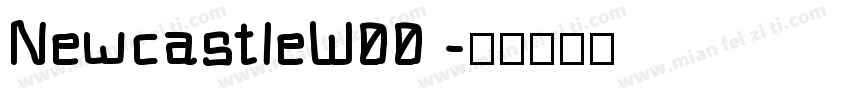 NewcastleW00 字体转换